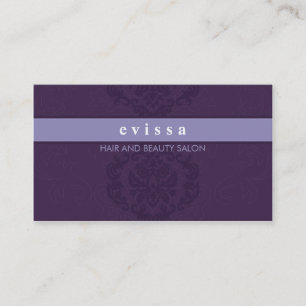 BUSINESS CARD elegant finesse lilac purple