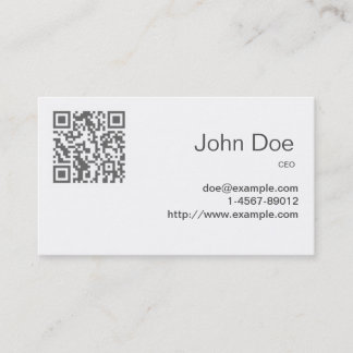 Business Card Elegant Grey