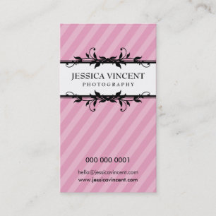 BUSINESS CARD elegant lux foliage