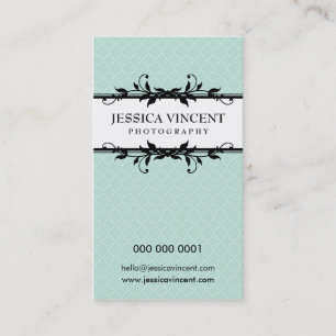 BUSINESS CARD elegant lux foliage