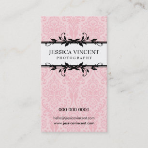 BUSINESS CARD elegant lux foliage