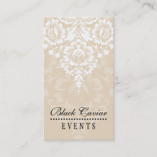 BUSINESS CARD elegant stylish damask