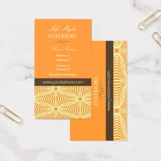 Business Card en retro