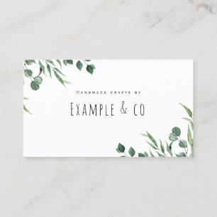 Business Card, Eucalytus Botanicals  Card