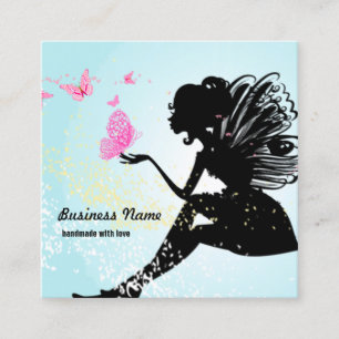 business card - fairy, butterfly, fantastic