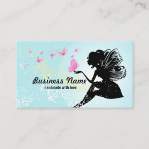 business card - fairy, butterfly, fantastic