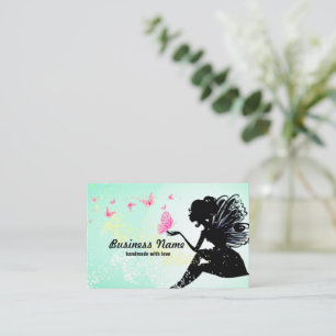 business card - fairy, butterfly, fantastic