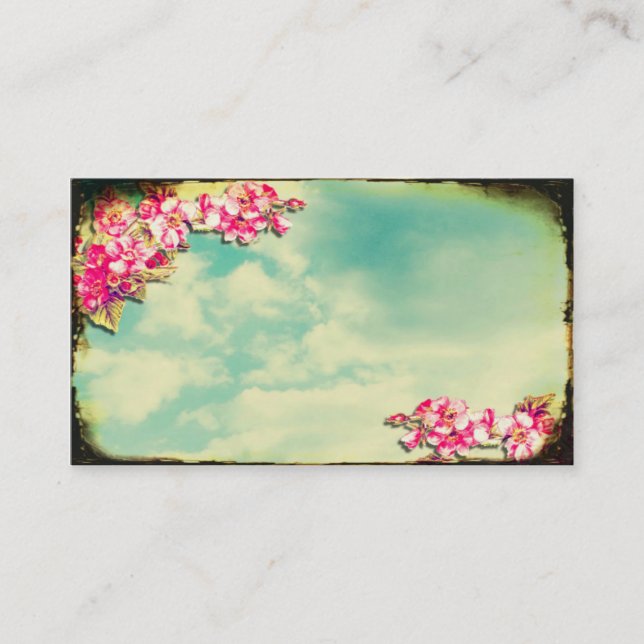 Business Card Flowers in the Sky (Front)