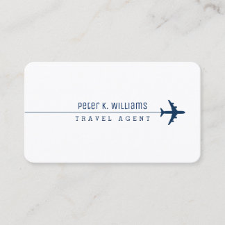 Business Card for a Travel Agent