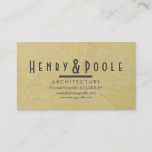 Business Card For Architecture Firm