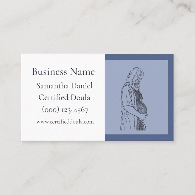 Business Card for Birth Professional (Front)