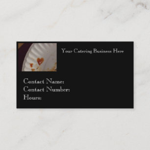Business Card for Caterer or Restaraunt