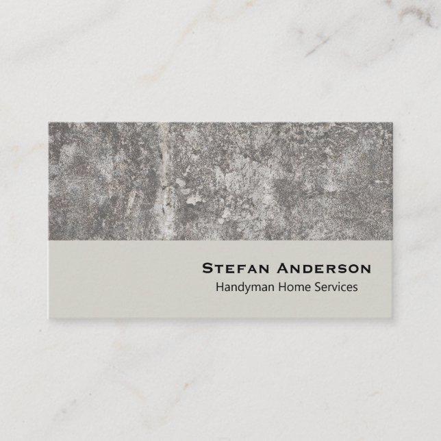 Business card for construction handyman services (Front)