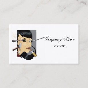 Business card for cosmetics industry