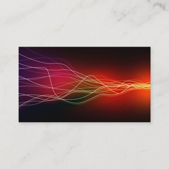 business card for dj, electrician, club, promoter (Front)