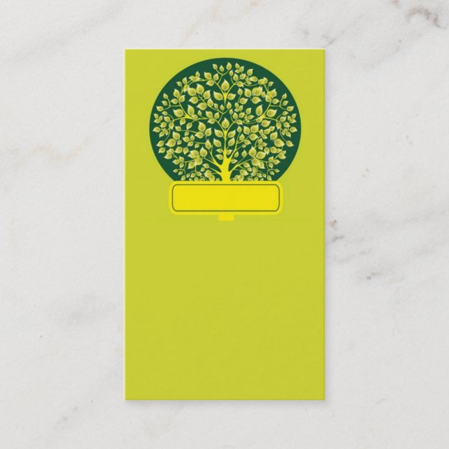 business card for Environmental protection (Front)