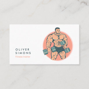 Business Card for Fitness trainer
