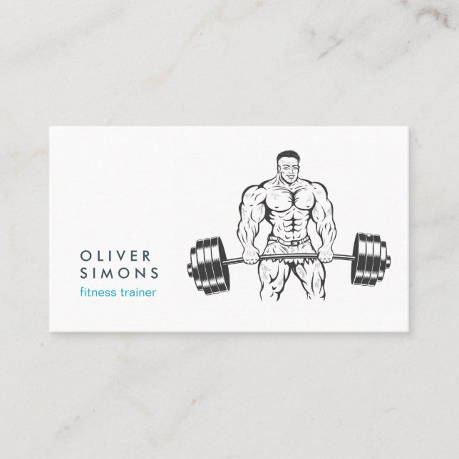 Business Card for Fitness trainer (Front)