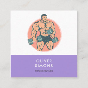 Business Card for Fitness trainer