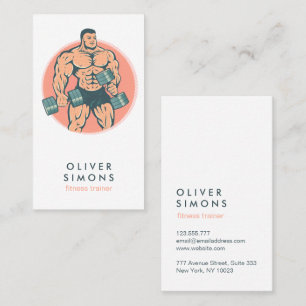 Business Card for Fitness trainer
