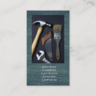 Business card for handyman home services