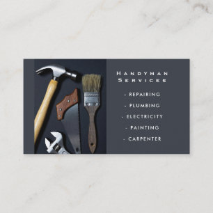 Business card for handyman home services