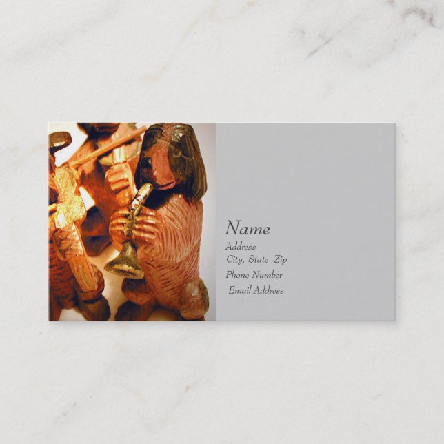 Business Card for Musicians (Front)