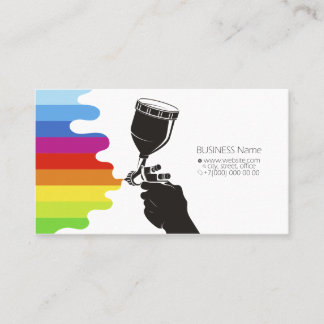 Business card for painter