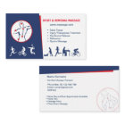 business card for SPORT & REMEDIAL MASSAGE