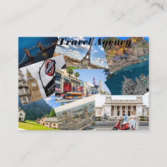 Business card for travel agency (Front)