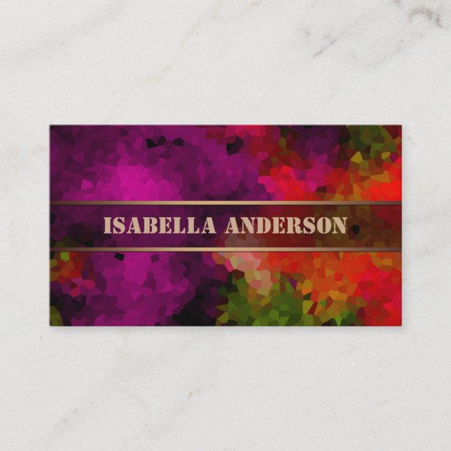 Business card, for you business card (Front)