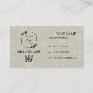 Business card for your dog grooming business