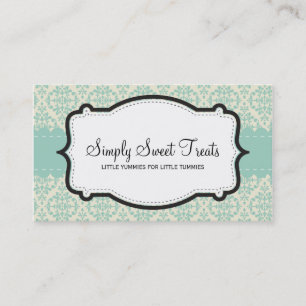 BUSINESS CARD :: funky damask 2L