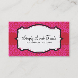 BUSINESS CARD :: funky damask 5L