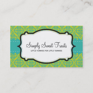 BUSINESS CARD :: funky damask 6L