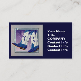 Business Card, Gift Tag - Electric Slide Cowboy Bo