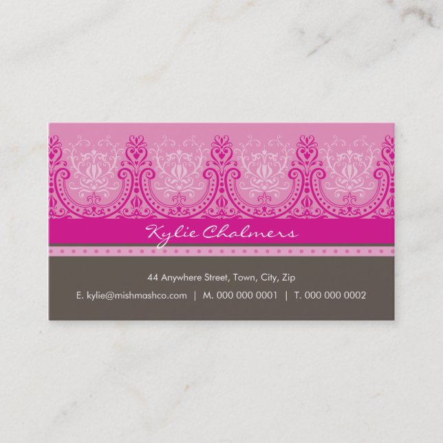 BUSINESS CARD :: glam 1 land (Front)