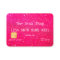 Business Card | Glitter Credit Card Pink