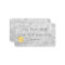 Business Card | Glitter Credit Card Silver