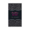 BUSINESS CARD glitzy glitter sparkle black pink