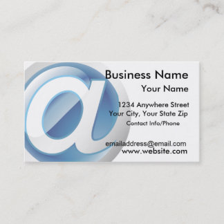 Business Card Glossy Web Icon