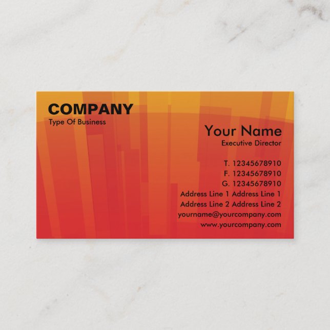 Business Card GX2 Red (Front)