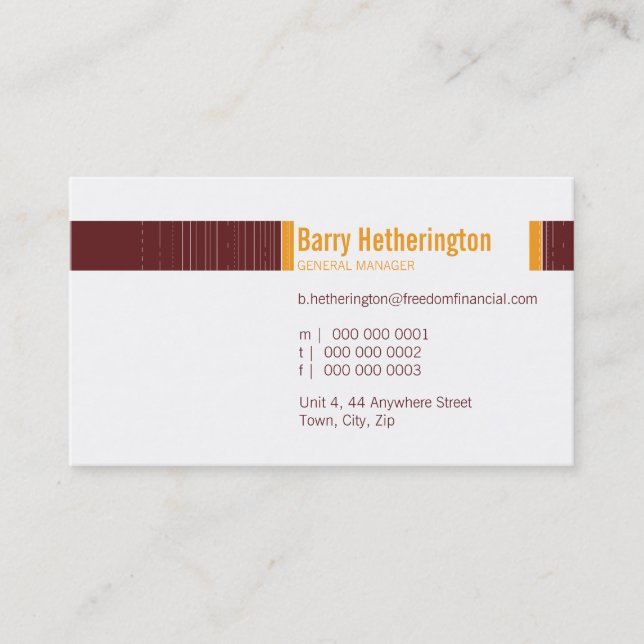 BUSINESS CARD :: hip 1 (Front)