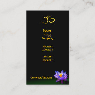 Business card, Holistic Healers Business Card
