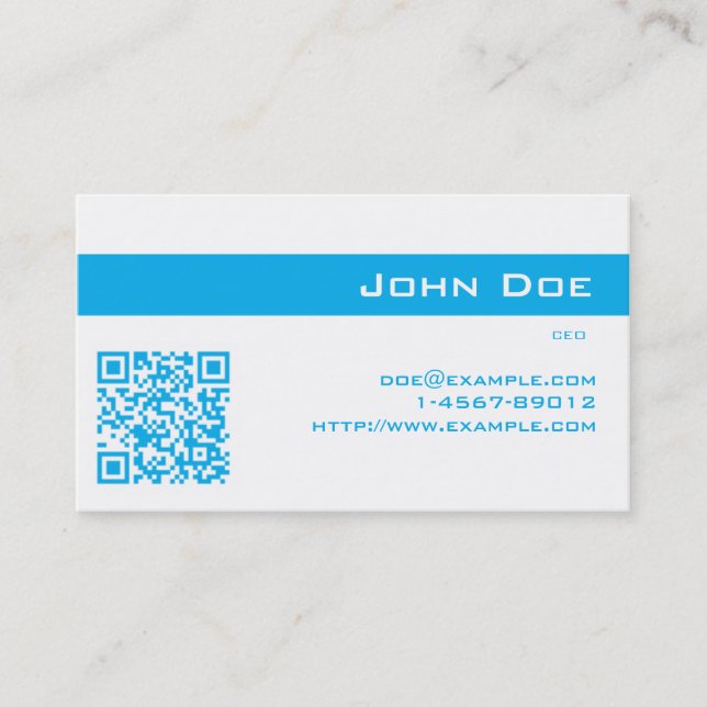 Business Card Imperial Blue (Front)