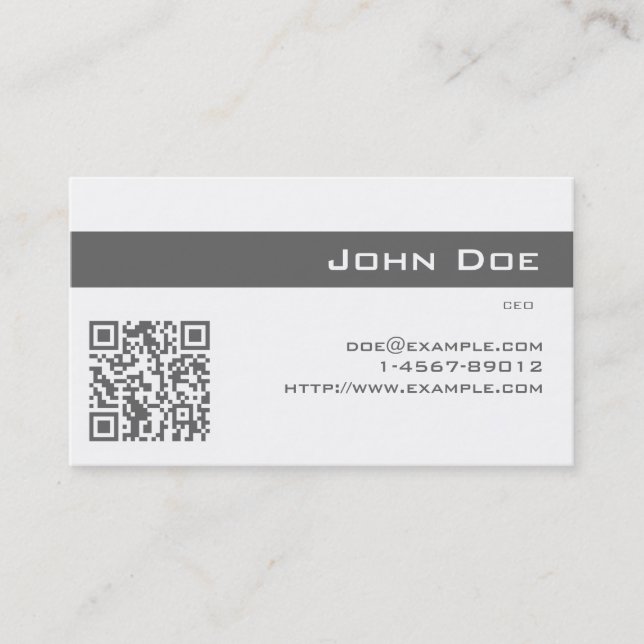 Business Card Imperial Grey (Front)