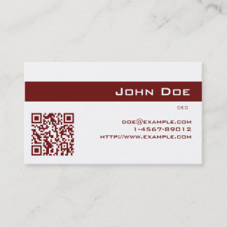 Business Card Imperial Red