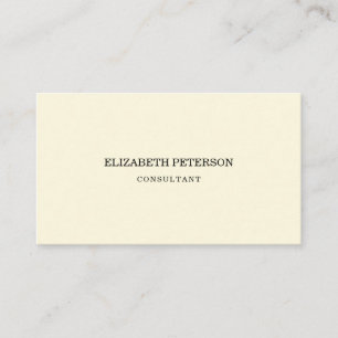 Business card in a minimalist style.