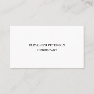 Business card in a minimalist style.