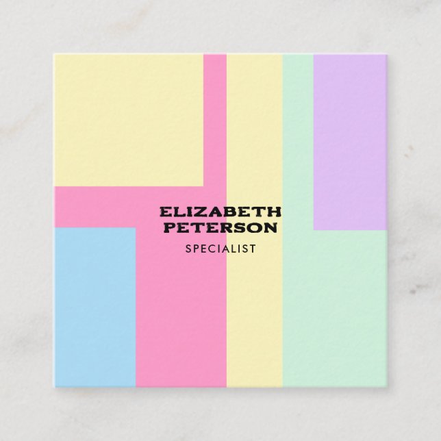 Business card in groovy style (Front)